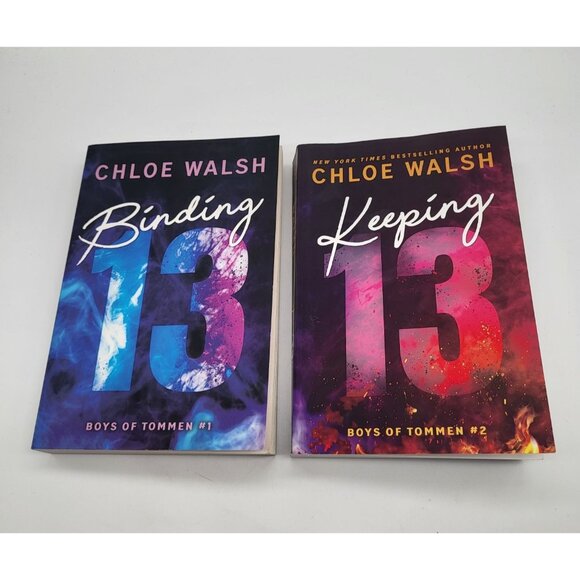 CHLOE WALSH BINDING 13/KEEPING 13 Boys of Tommen #1 and #2 Young Adult Fiction - Picture 1 of 10